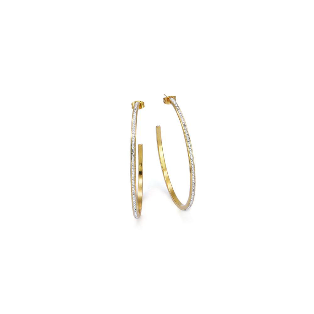 Iridium hoops gold